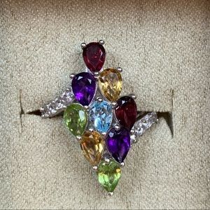 🌼Genuine Multi Gemstone Ring🌼